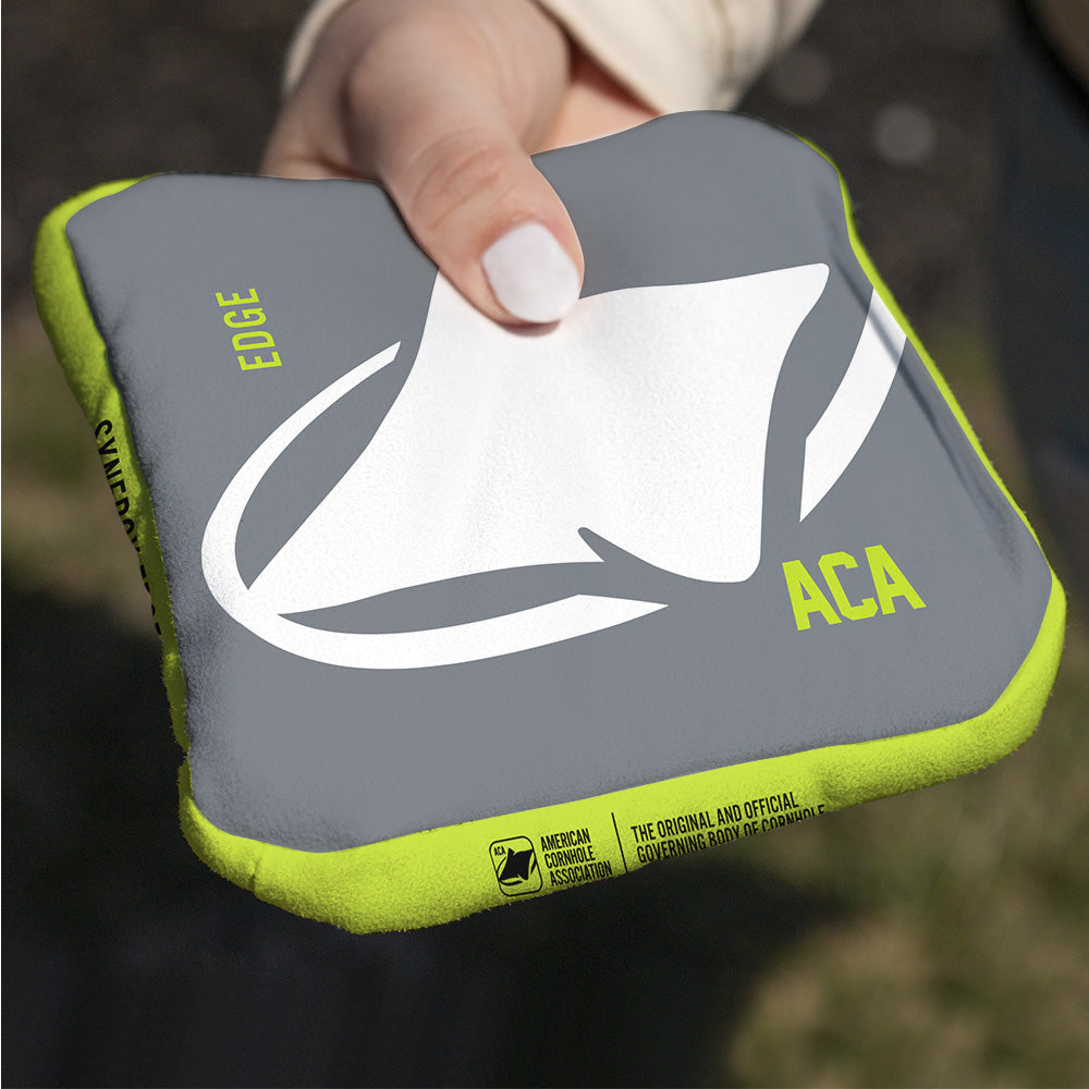 White ACA Logo Synergy Edge Cornhole Bags