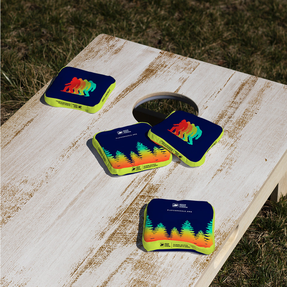 Retro Sasquatch Synergy Touring Pro Cornhole Bags