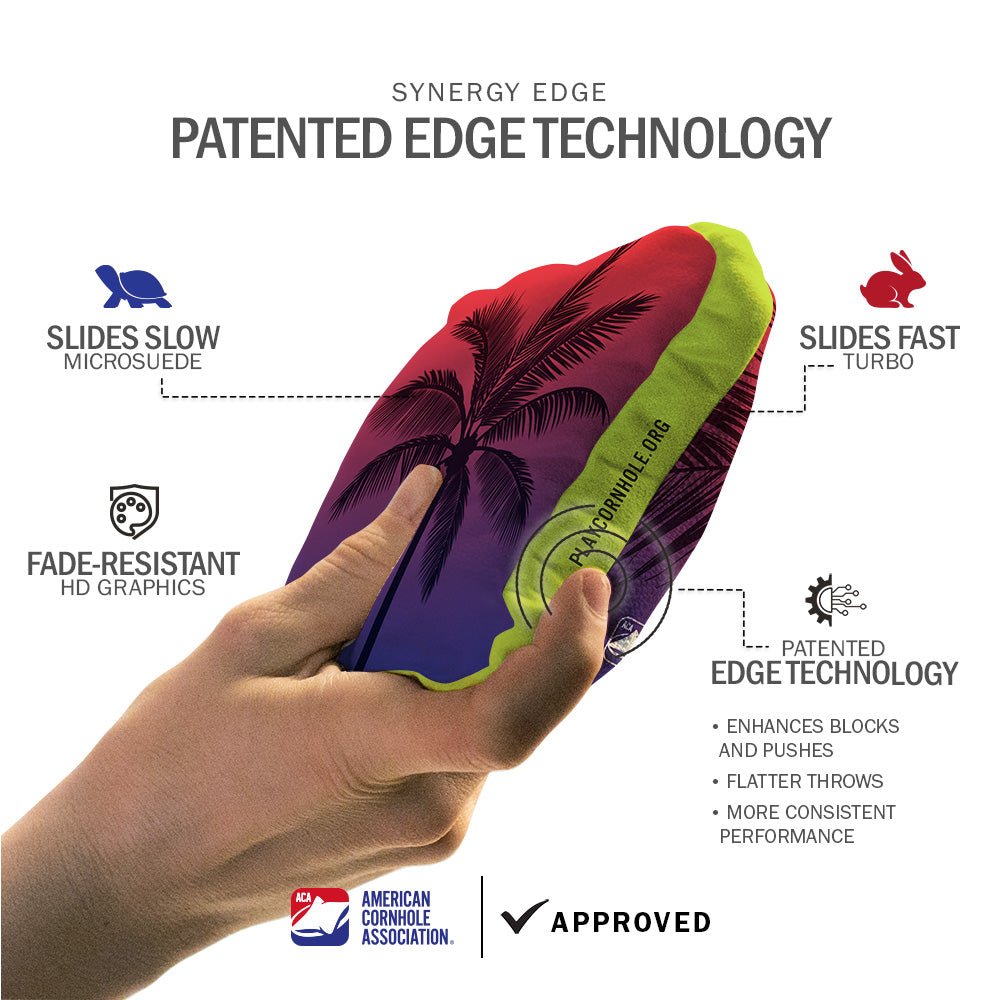 Tropical Palm Synergy Touring Pro Cornhole Bags