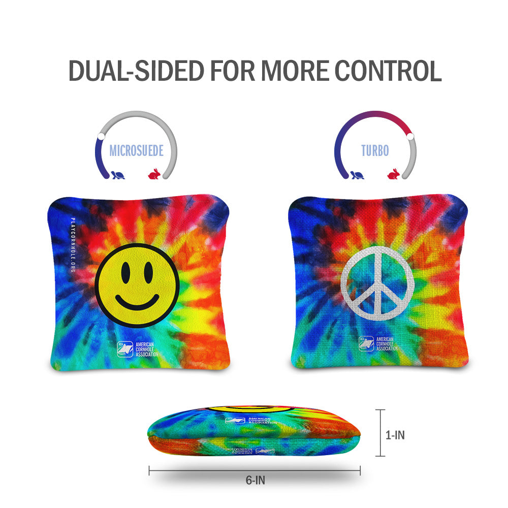 Tie-Dye Synergy Pro Cornhole Bags