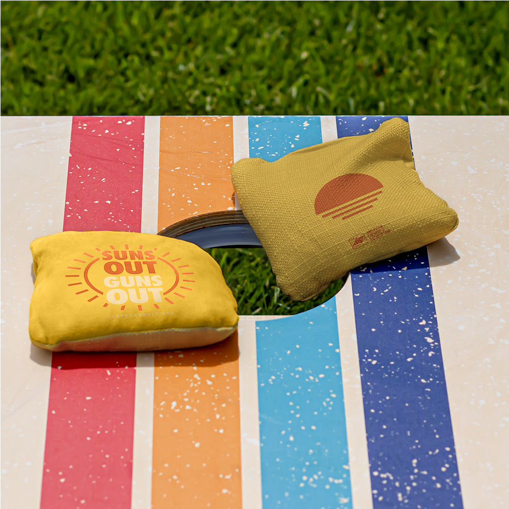 Suns Out Guns Out Synergy Pro Cornhole Bags