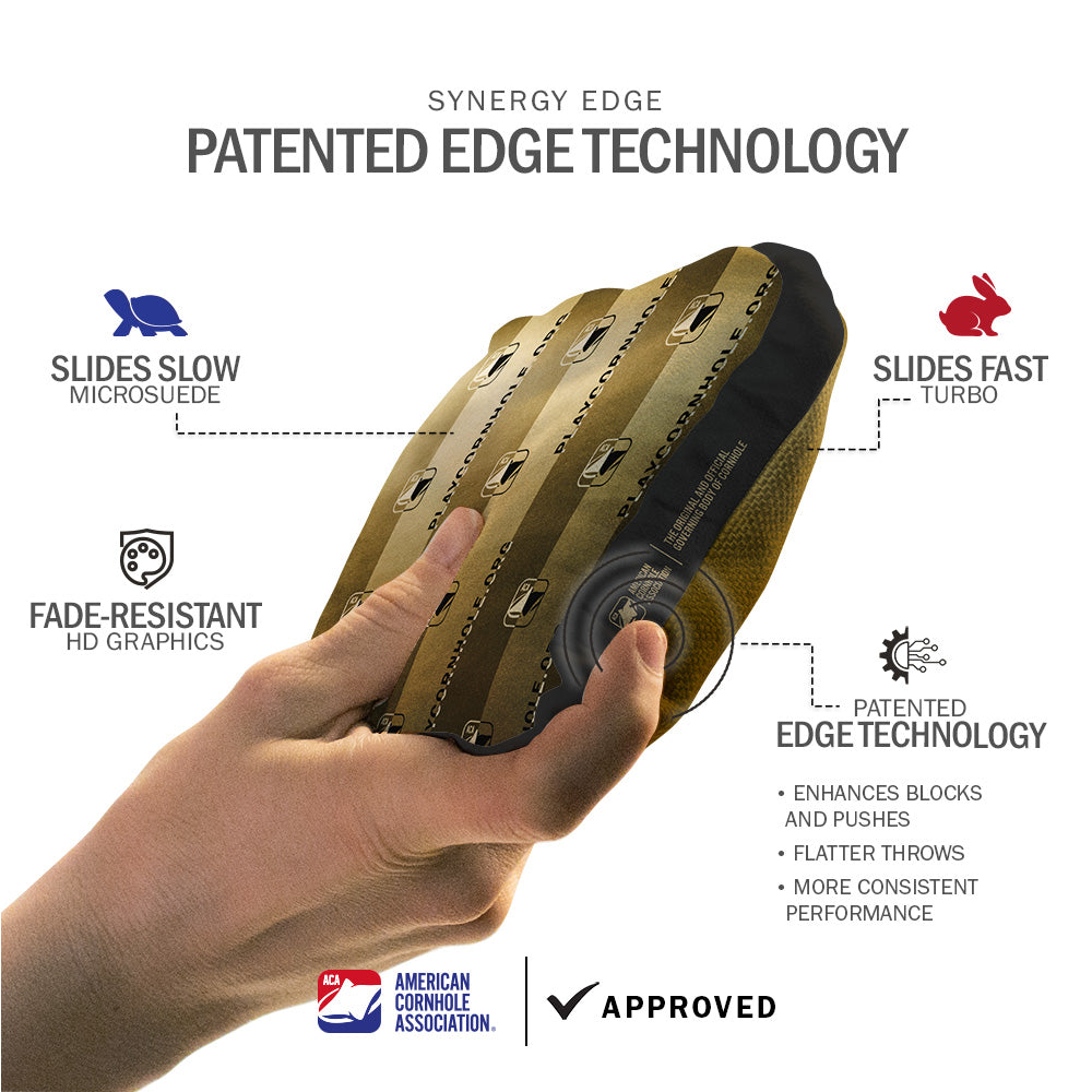 Athletic Gold Synergy Edge Cornhole Bags