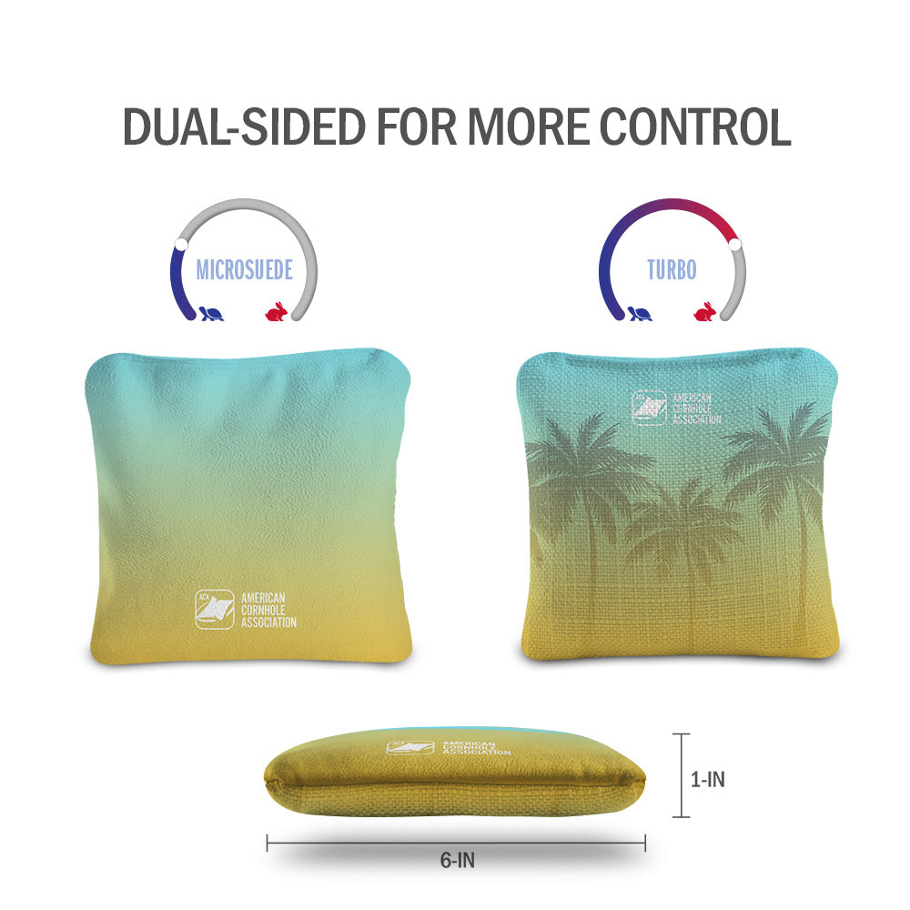 Tropical Sunrise Synergy Pro Cornhole Bags