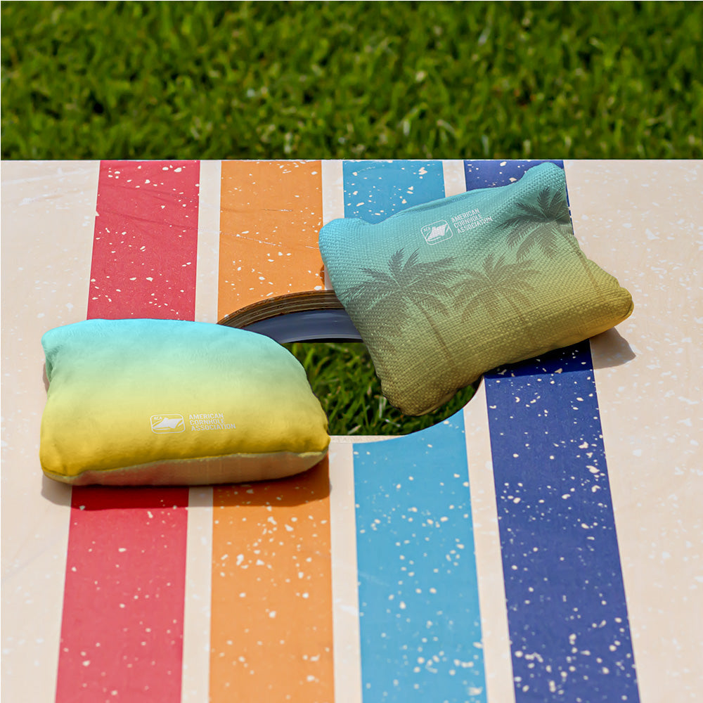 Tropical Sunrise Synergy Pro Cornhole Bags