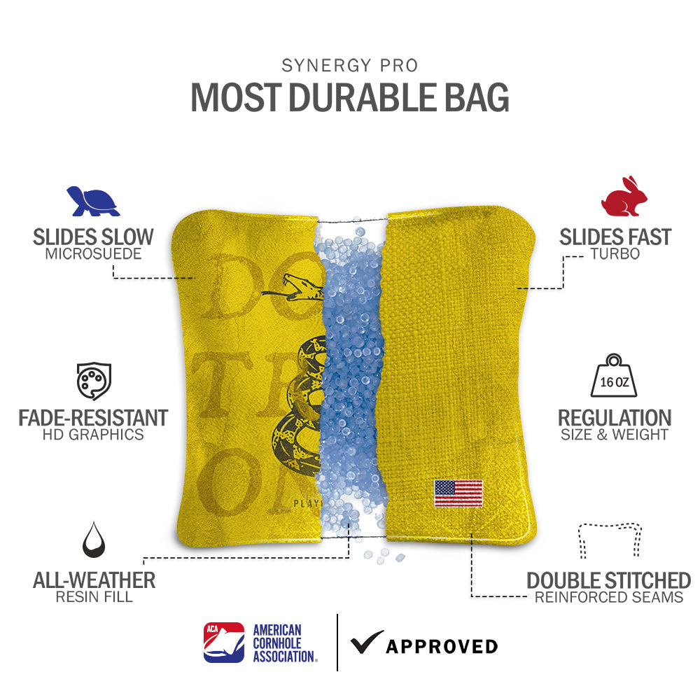 Don't Tread On Me Synergy Pro Cornhole Bags