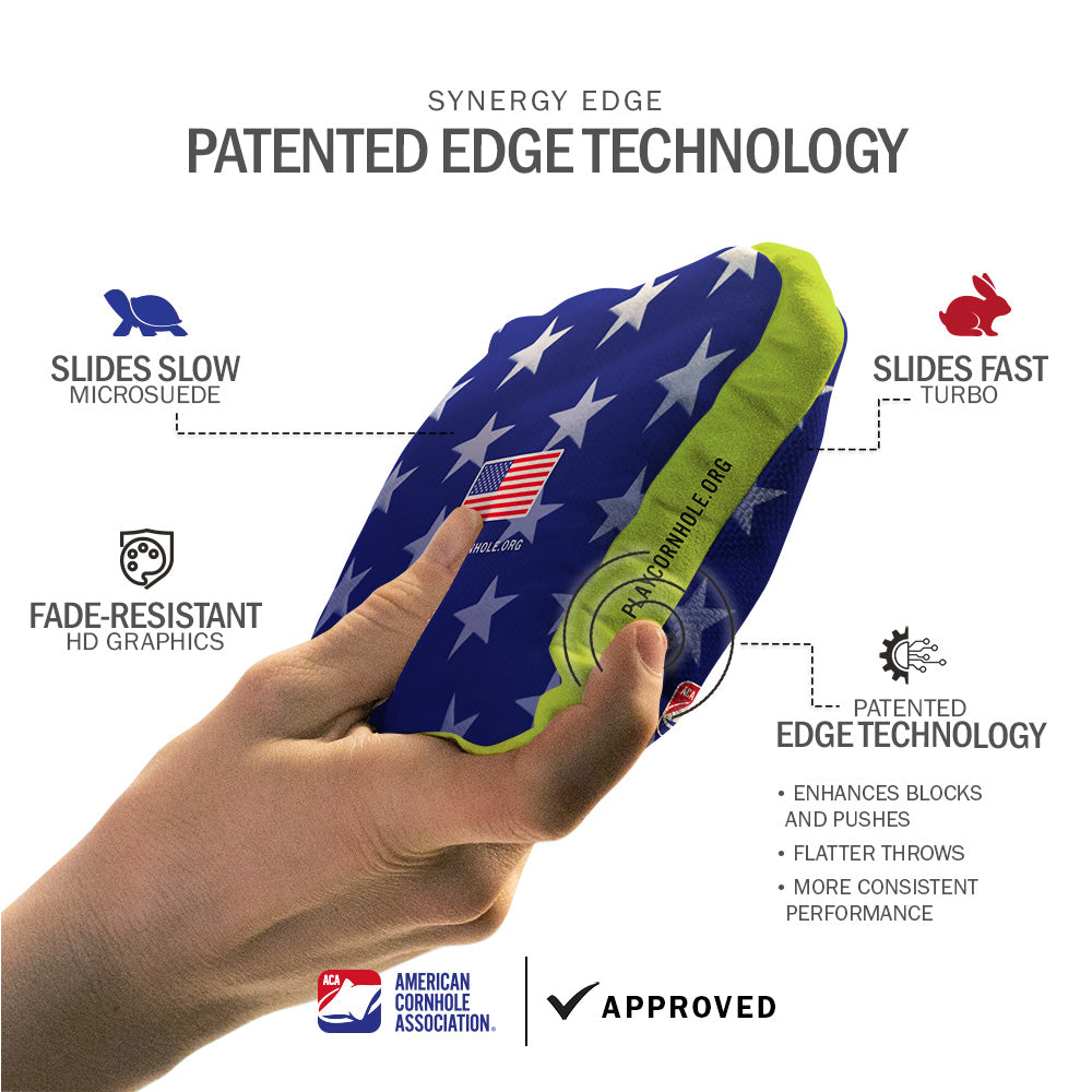 Stars and Stripes Synergy Edge Cornhole Bags