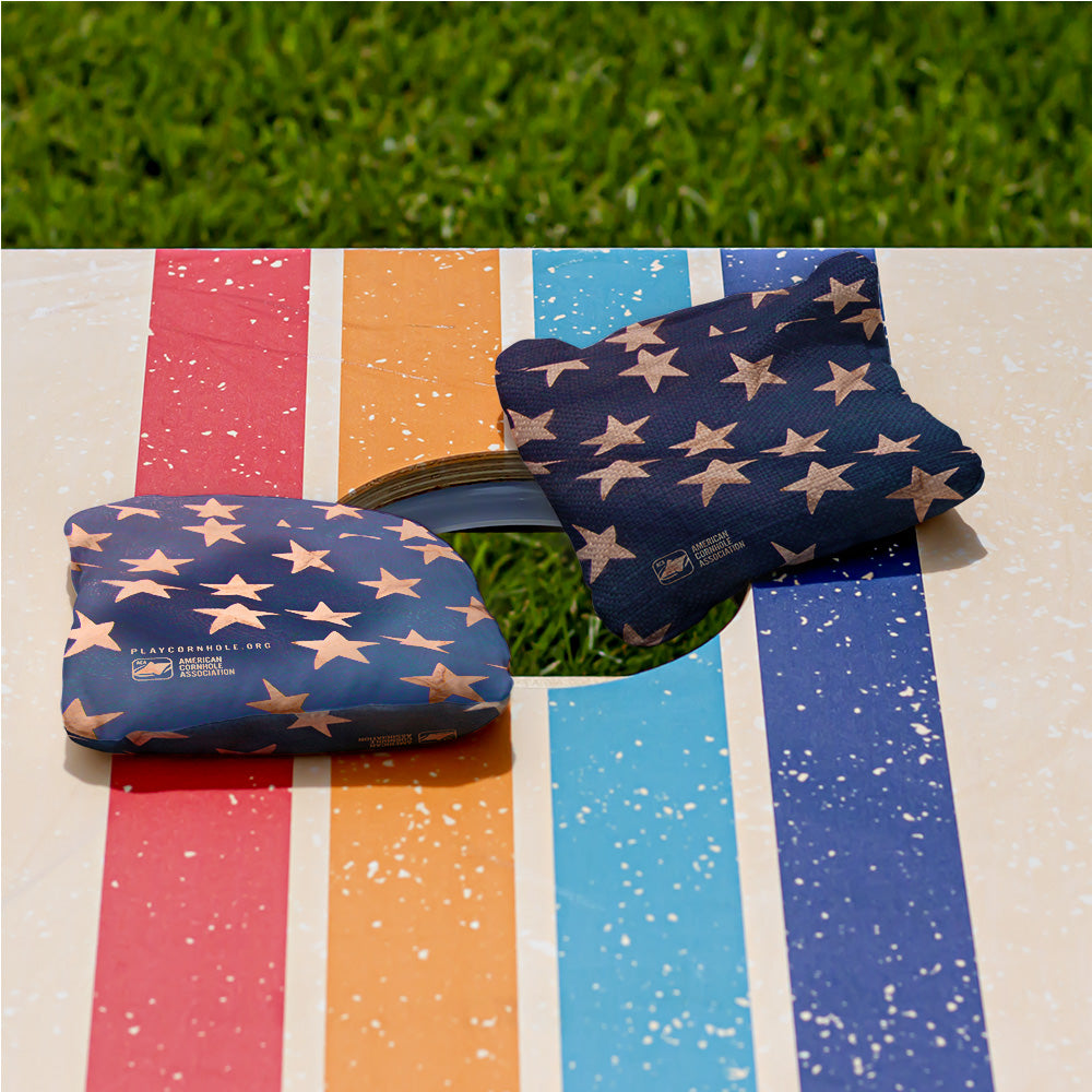 Cloth American Flag Synergy Pro Cornhole Bags