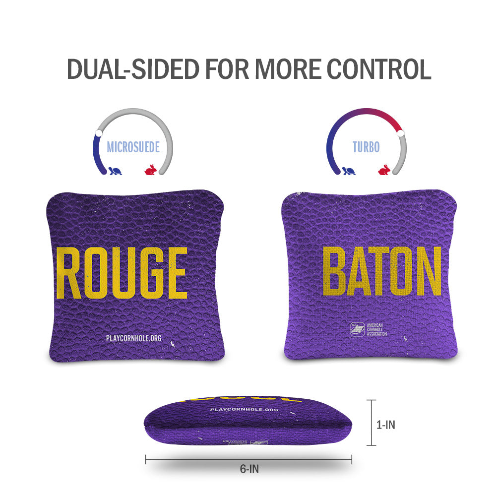 Baton Rouge Collegiate Gameday Synergy Pro Cornhole Bags