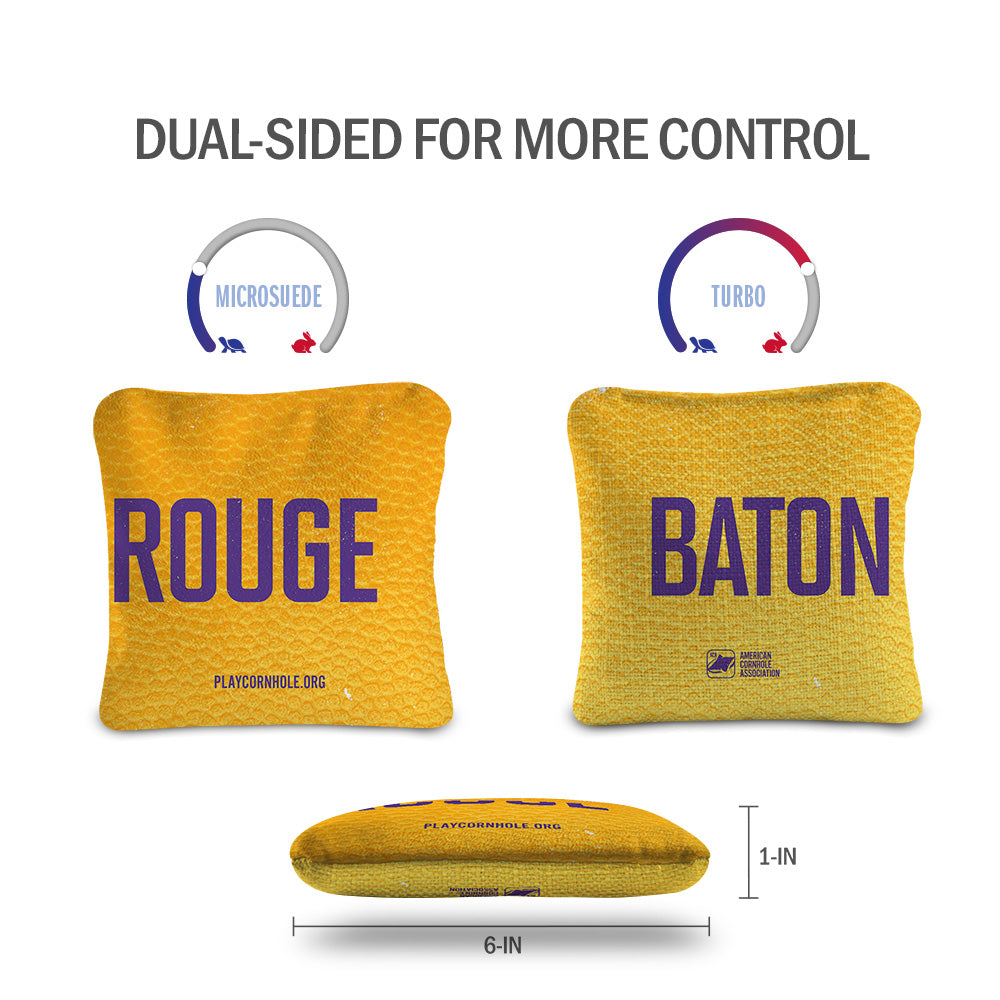 Baton Rouge Collegiate Gameday Synergy Pro Cornhole Bags