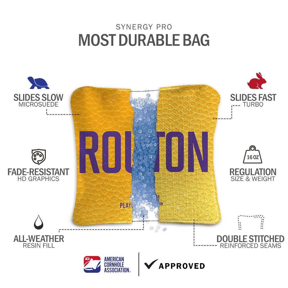 Baton Rouge Collegiate Gameday Synergy Pro Cornhole Bags