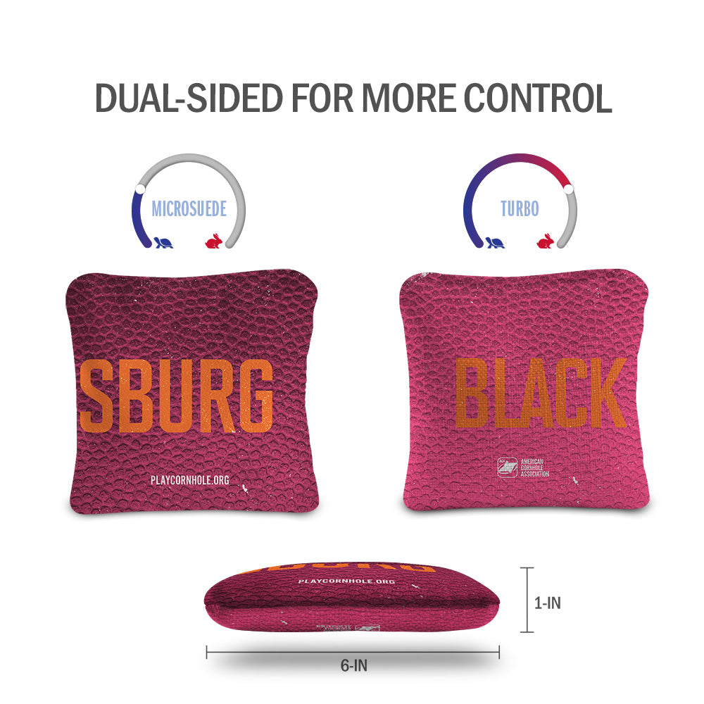 Blacksburg Collegiate Gameday Synergy Pro Cornhole Bags