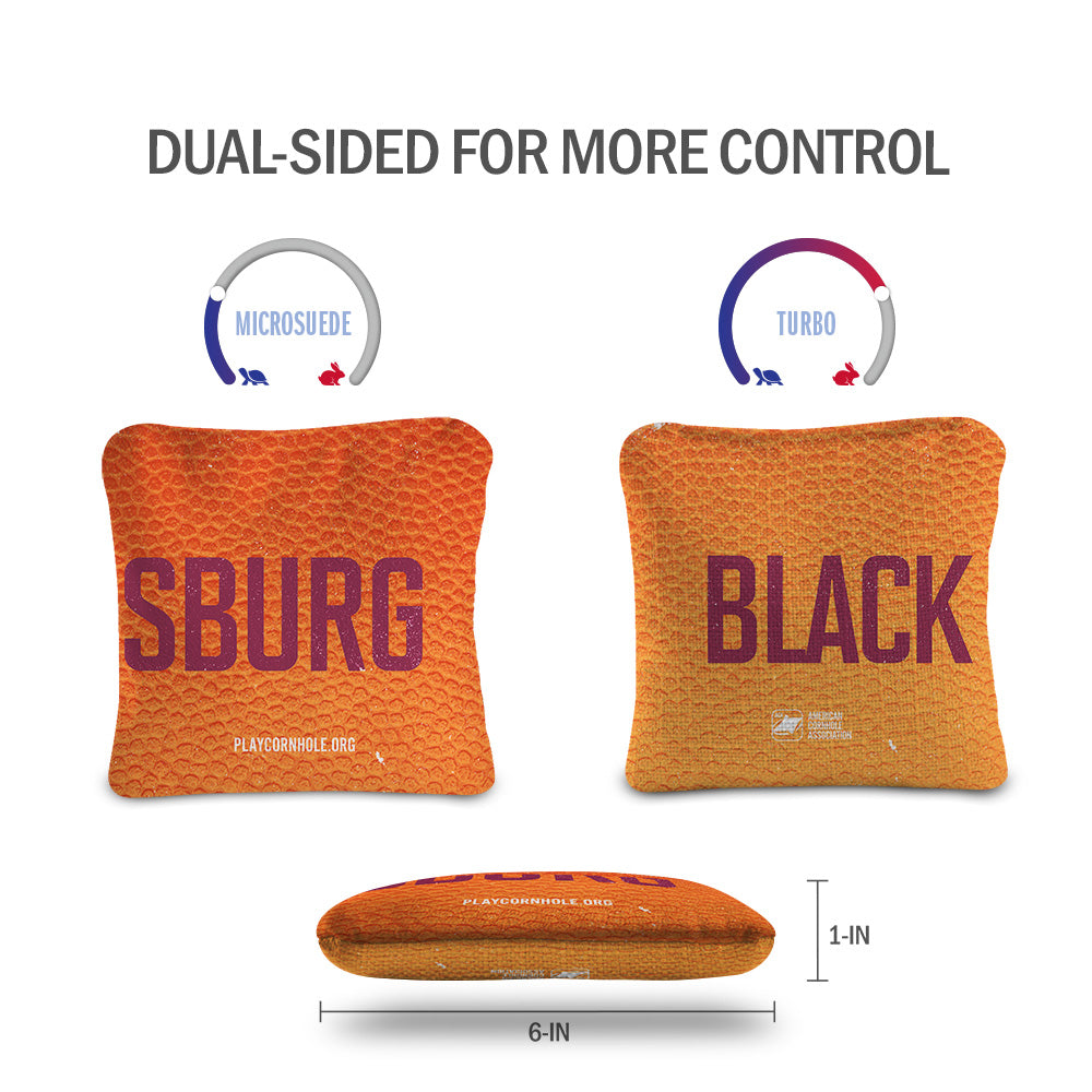 Blacksburg Collegiate Gameday Synergy Pro Cornhole Bags
