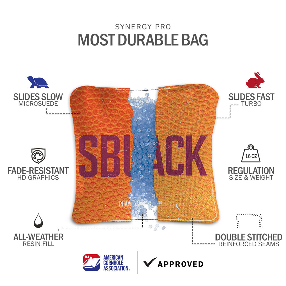 Blacksburg Collegiate Gameday Synergy Pro Cornhole Bags