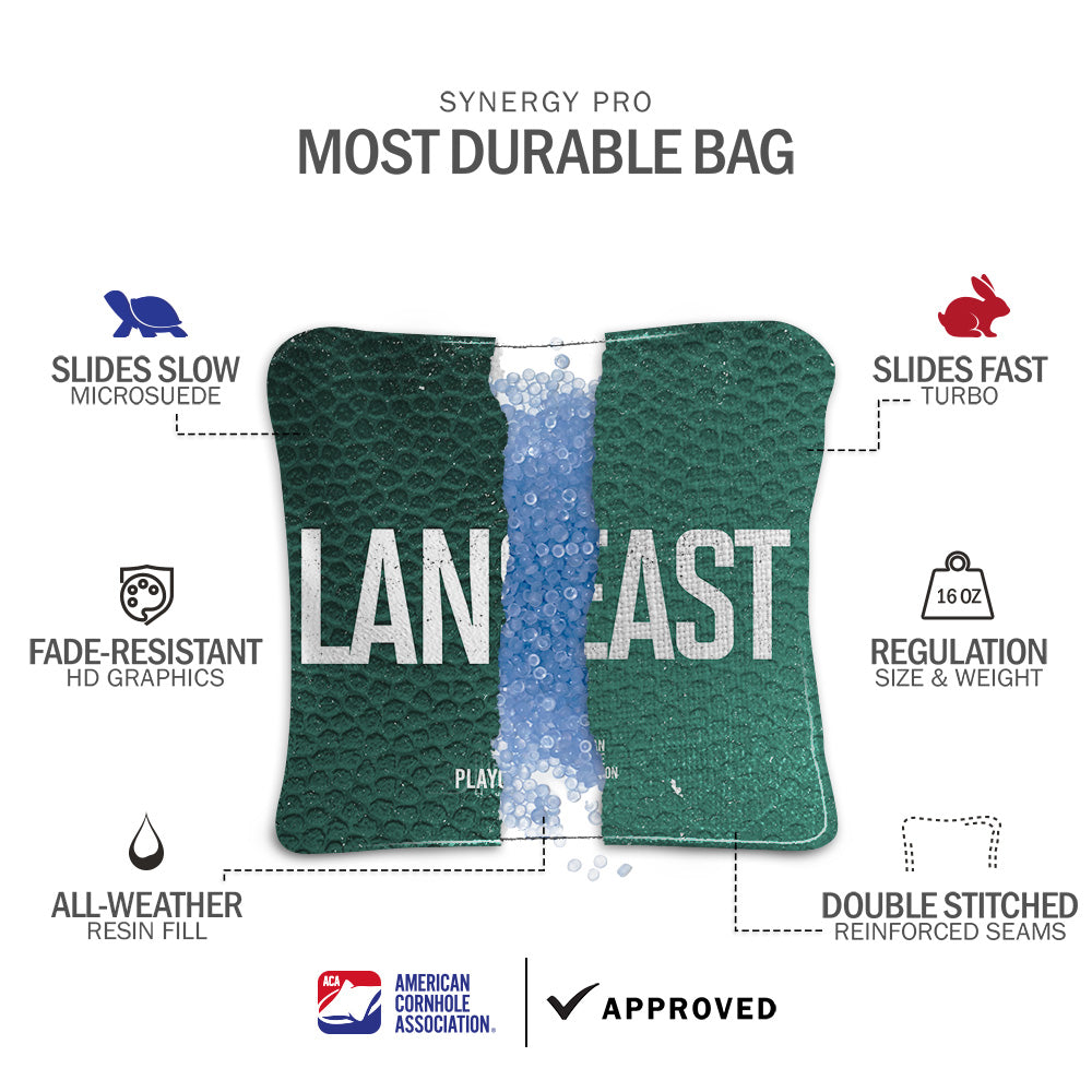 East Lansing Collegiate Gameday Synergy Pro Cornhole Bags