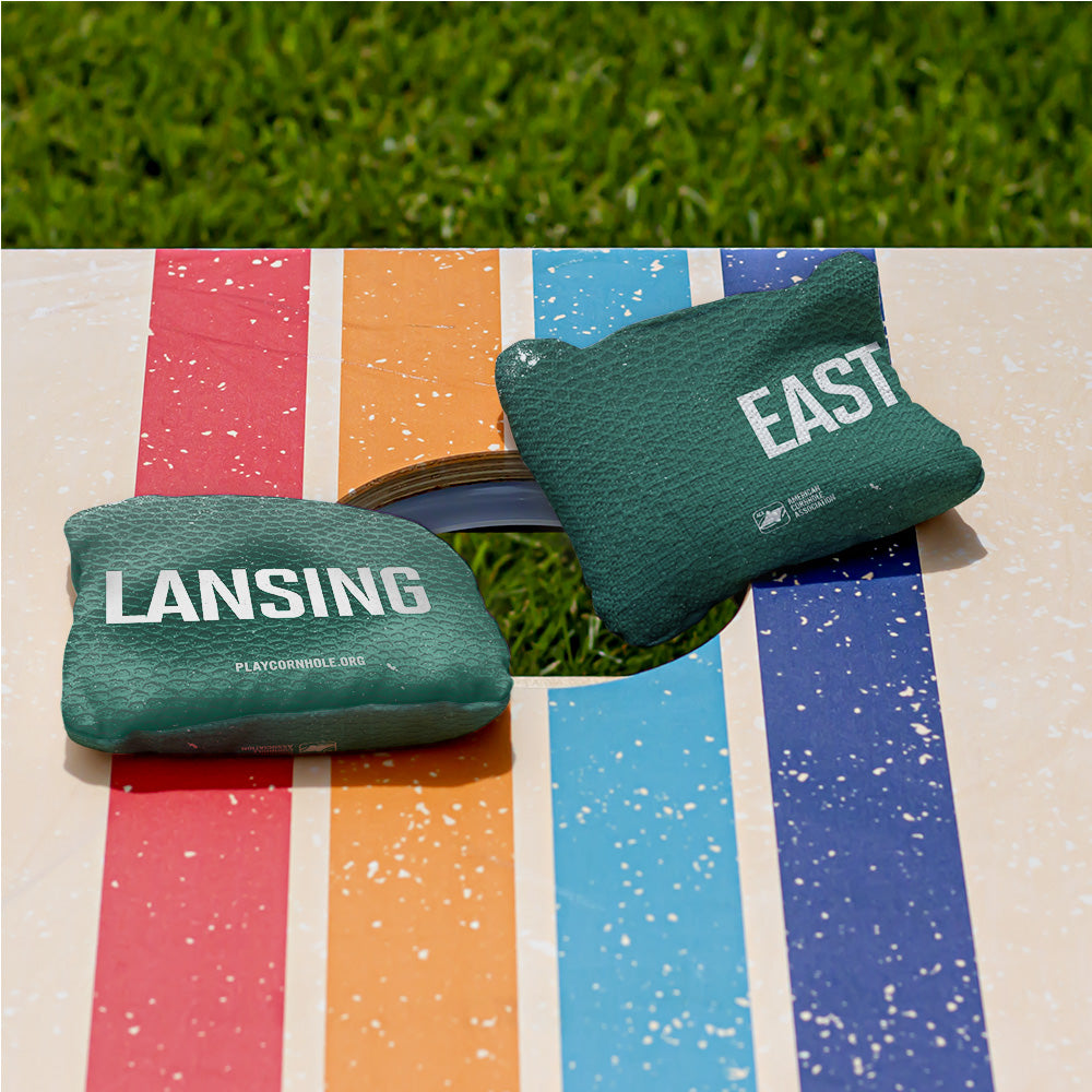 East Lansing Collegiate Gameday Synergy Pro Cornhole Bags