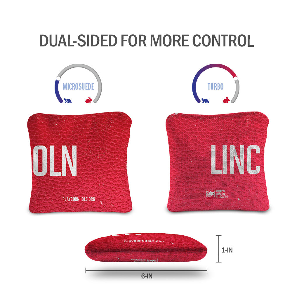 Lincoln Collegiate Gameday Synergy Pro Cornhole Bags
