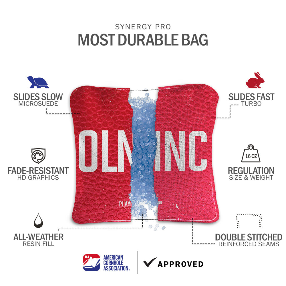 Lincoln Collegiate Gameday Synergy Pro Cornhole Bags