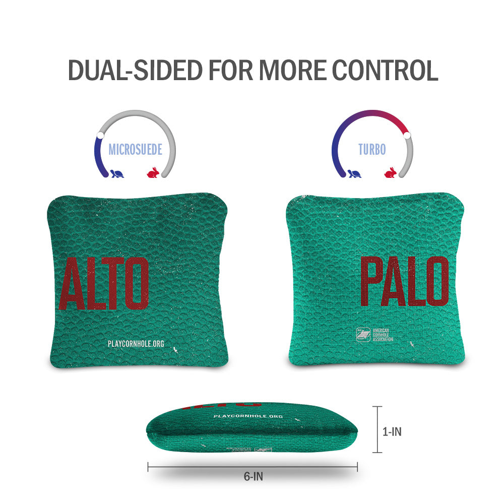 Palo Alto Collegiate Gameday Synergy Pro Cornhole Bags