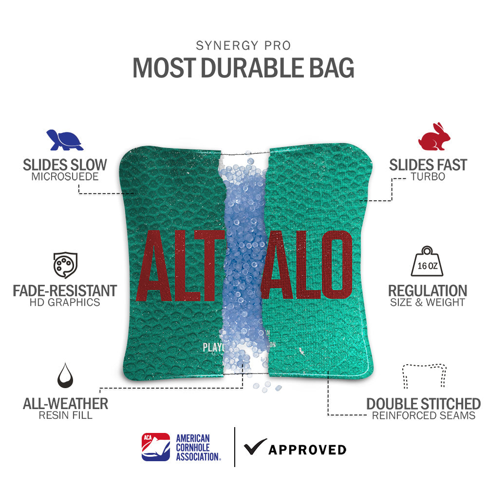 Palo Alto Collegiate Gameday Synergy Pro Cornhole Bags