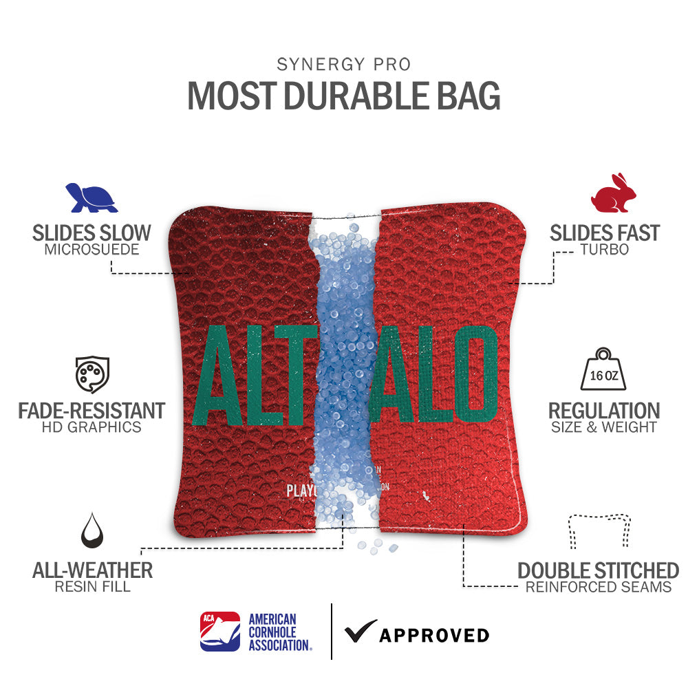 Palo Alto Collegiate Gameday Synergy Pro Cornhole Bags