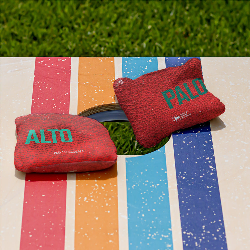 Palo Alto Collegiate Gameday Synergy Pro Cornhole Bags