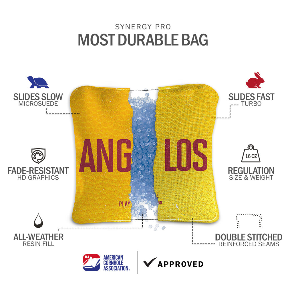 Los Angeles Collegiate Gameday Synergy Pro Cornhole Bags