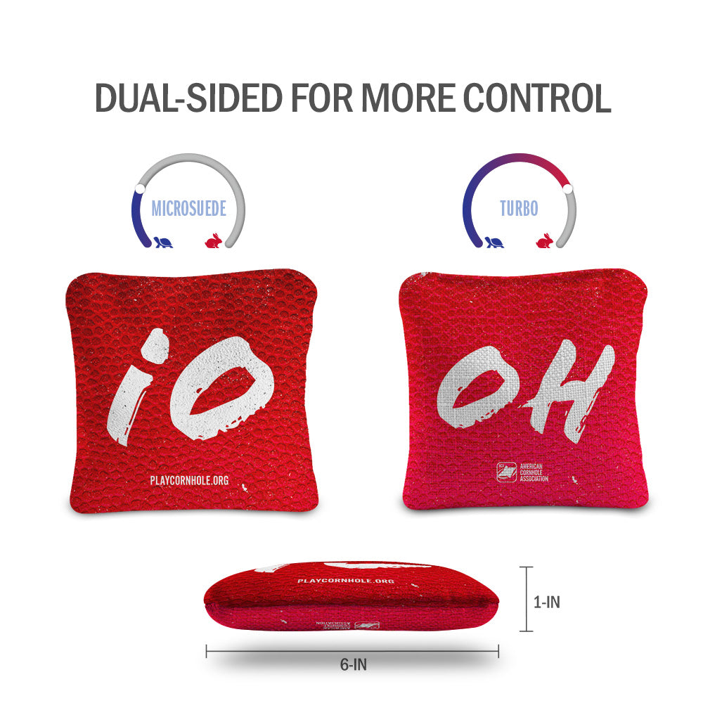 Ohio Collegiate Gameday Synergy Pro Cornhole Bags