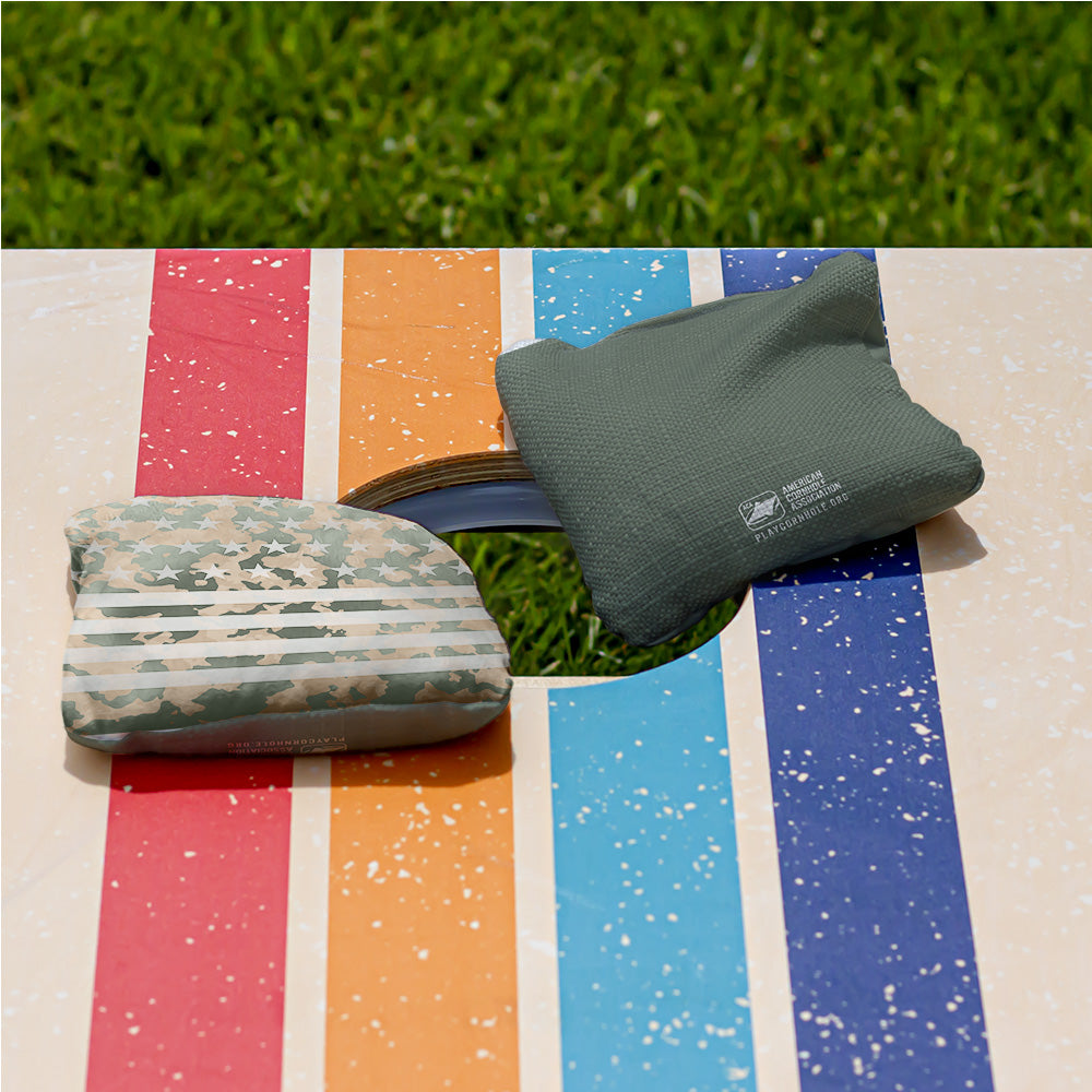 American Flag Camouflage Synergy Pro Cornhole Bags