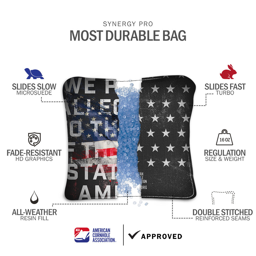 Pledge Of Allegiance Synergy Pro Cornhole Bags