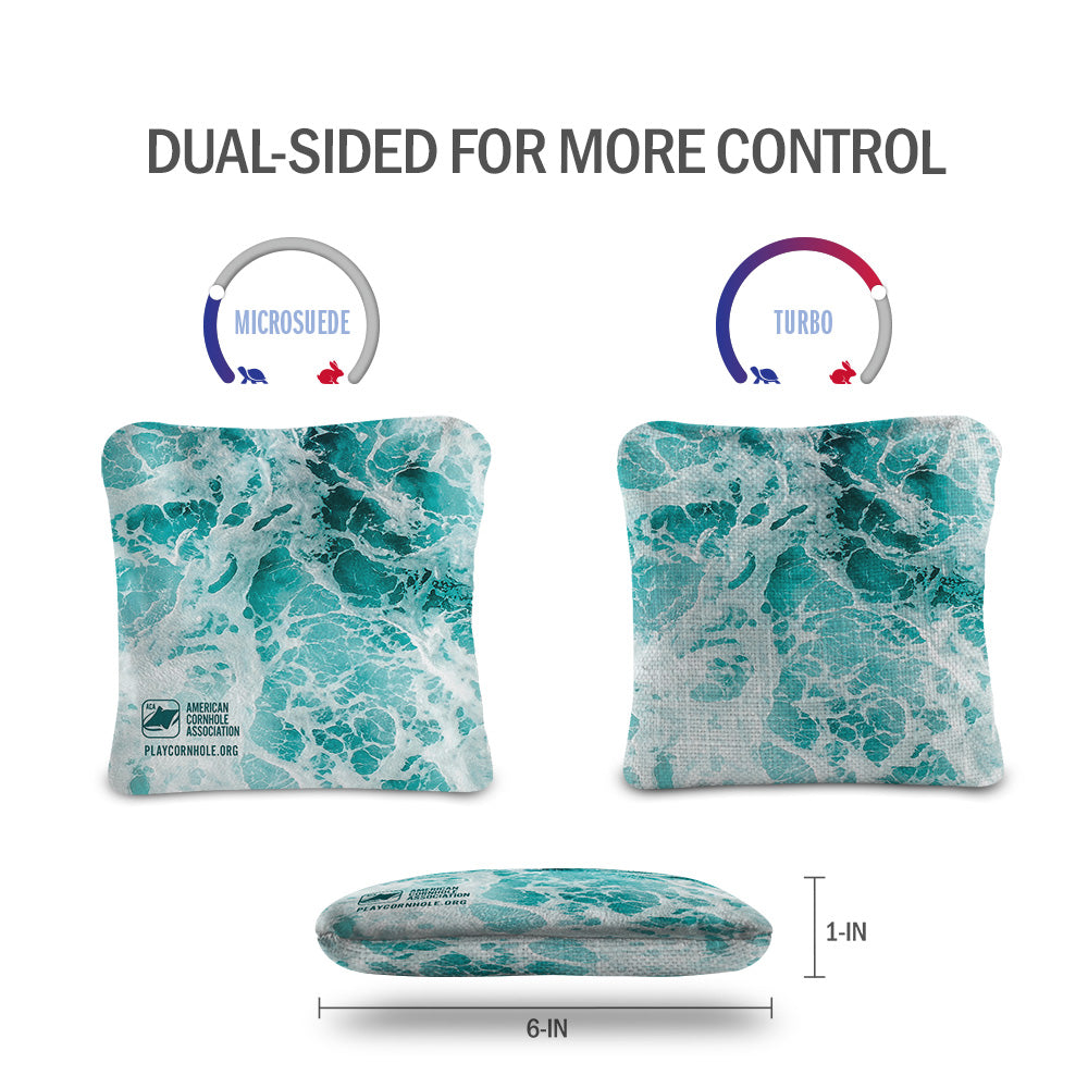 Tropical Sea Synergy Pro Cornhole Bags