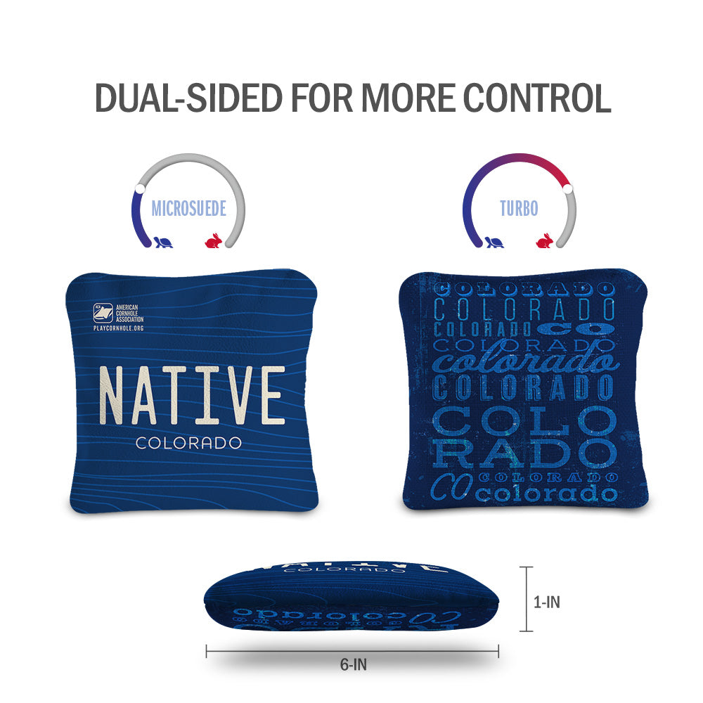 Colorado Native Synergy Pro Cornhole Bags