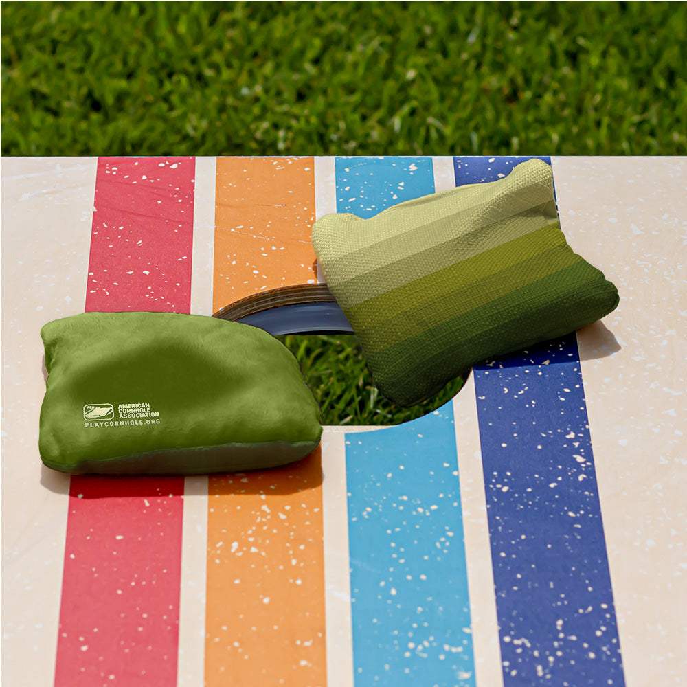 Ombre Stripes Synergy Pro Cornhole Bags