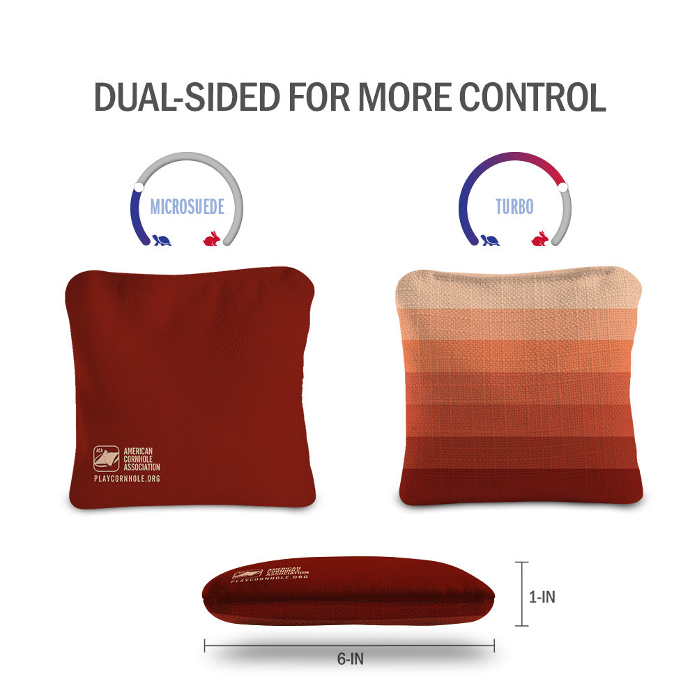 Ombre Stripes Synergy Pro Cornhole Bags