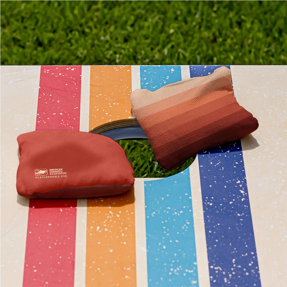 Ombre Stripes Synergy Pro Cornhole Bags