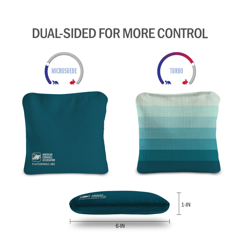 Ombre Stripes Synergy Pro Cornhole Bags