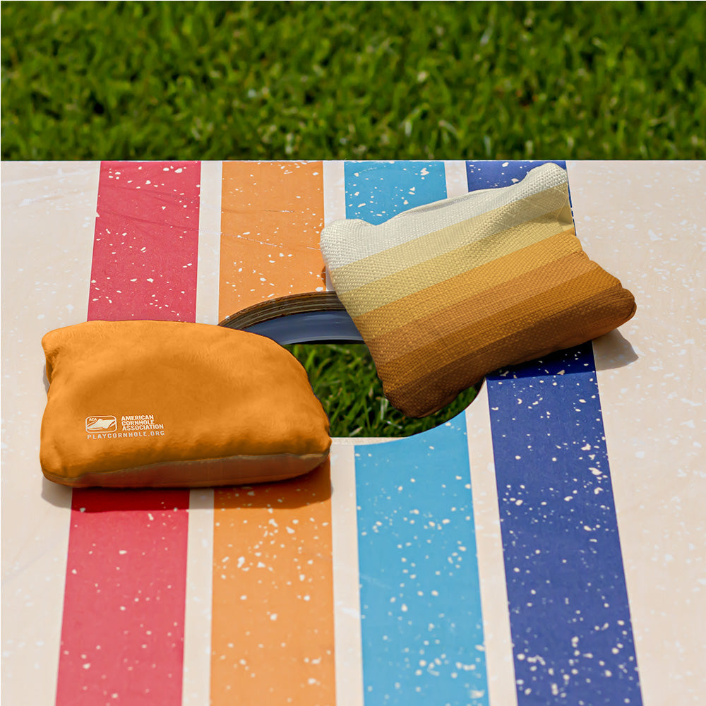 Ombre Stripes Synergy Pro Cornhole Bags