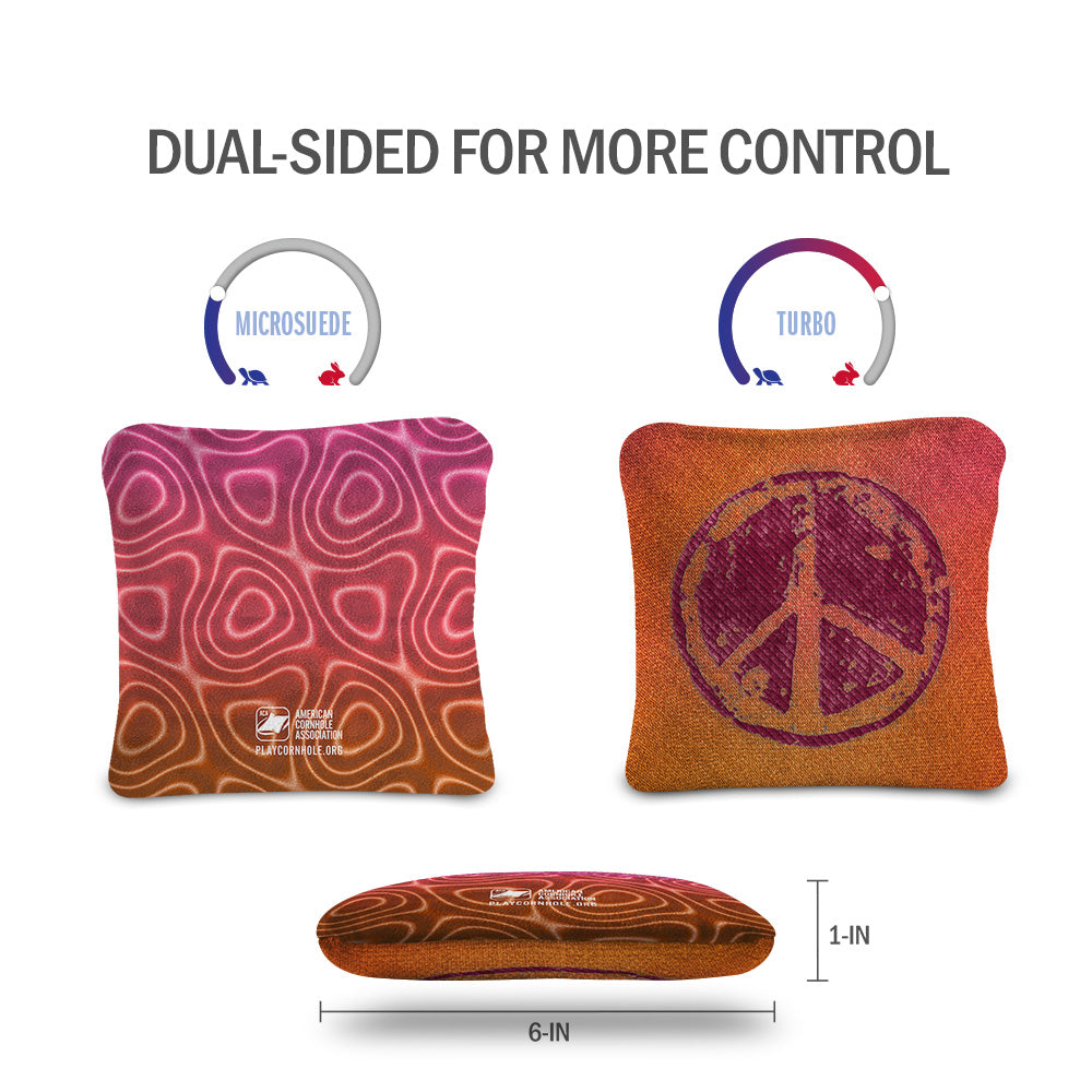 Groovy Peace Synergy Pro Cornhole Bags
