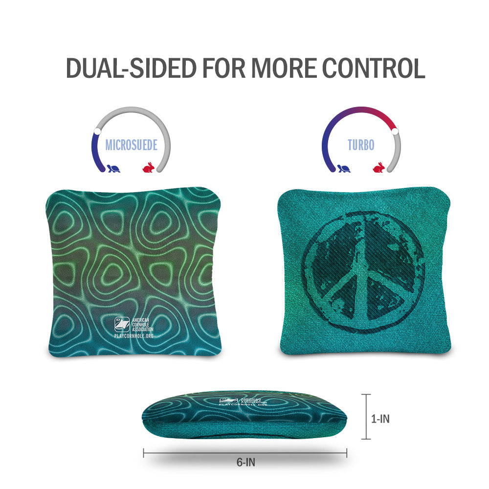 Groovy Peace Synergy Pro Cornhole Bags