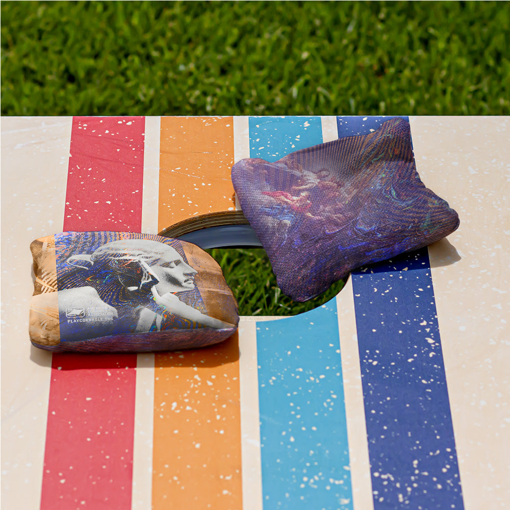 Roman Grunge Synergy Pro Cornhole Bags