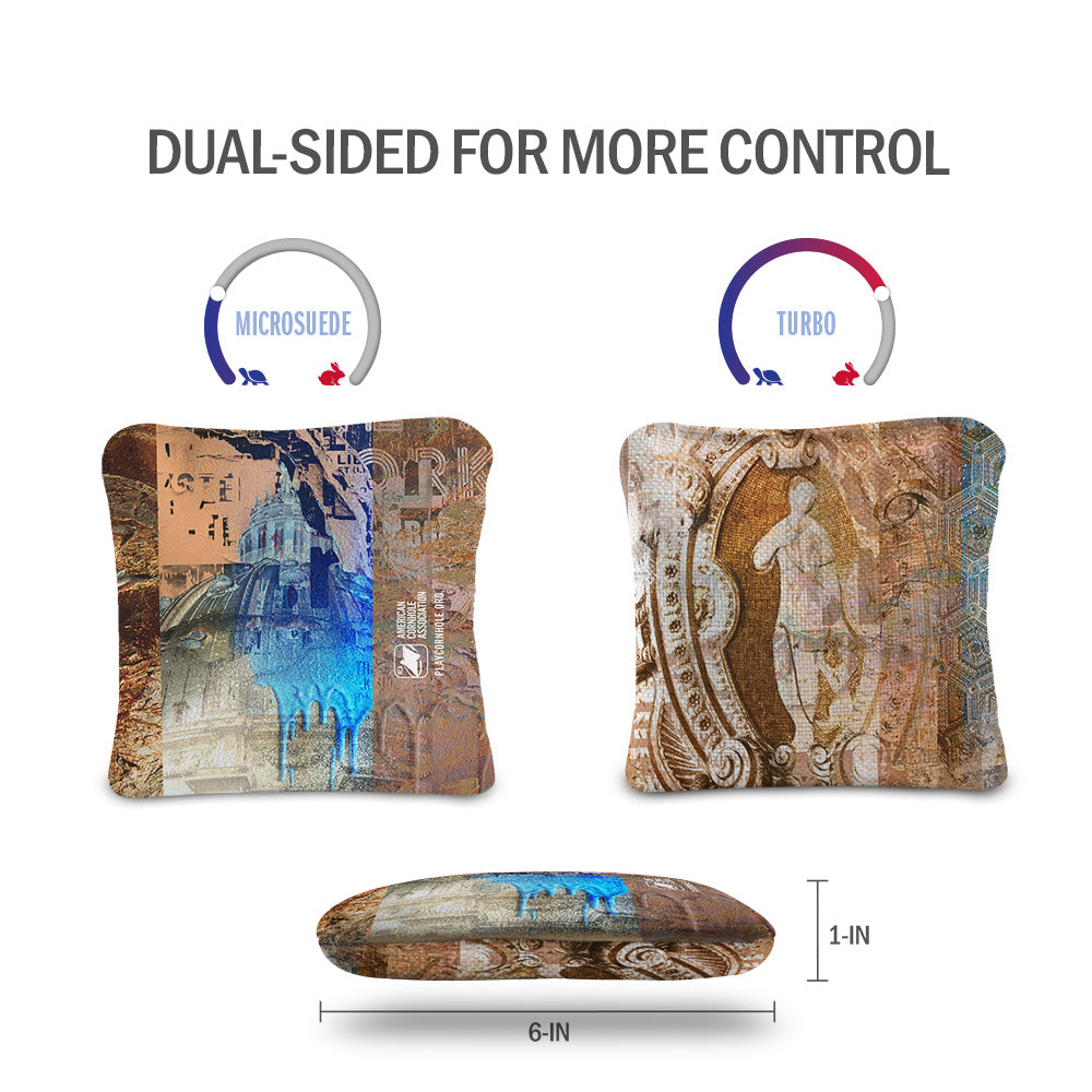 Roman Grunge Synergy Pro Cornhole Bags