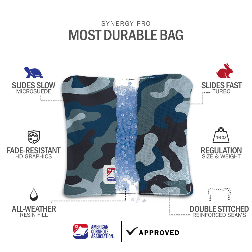 Camo Synergy Pro Cornhole Bags