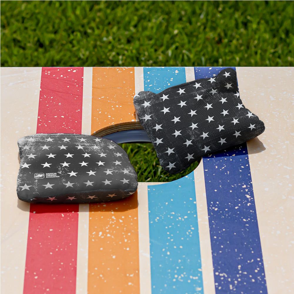 Distressed Stars & Stripes Synergy Pro Cornhole Bags
