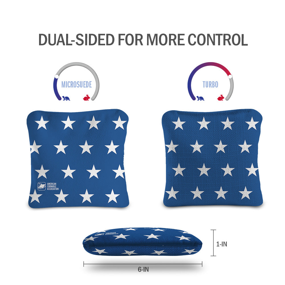 Bold Stars & Stripes Synergy Pro Cornhole Bags