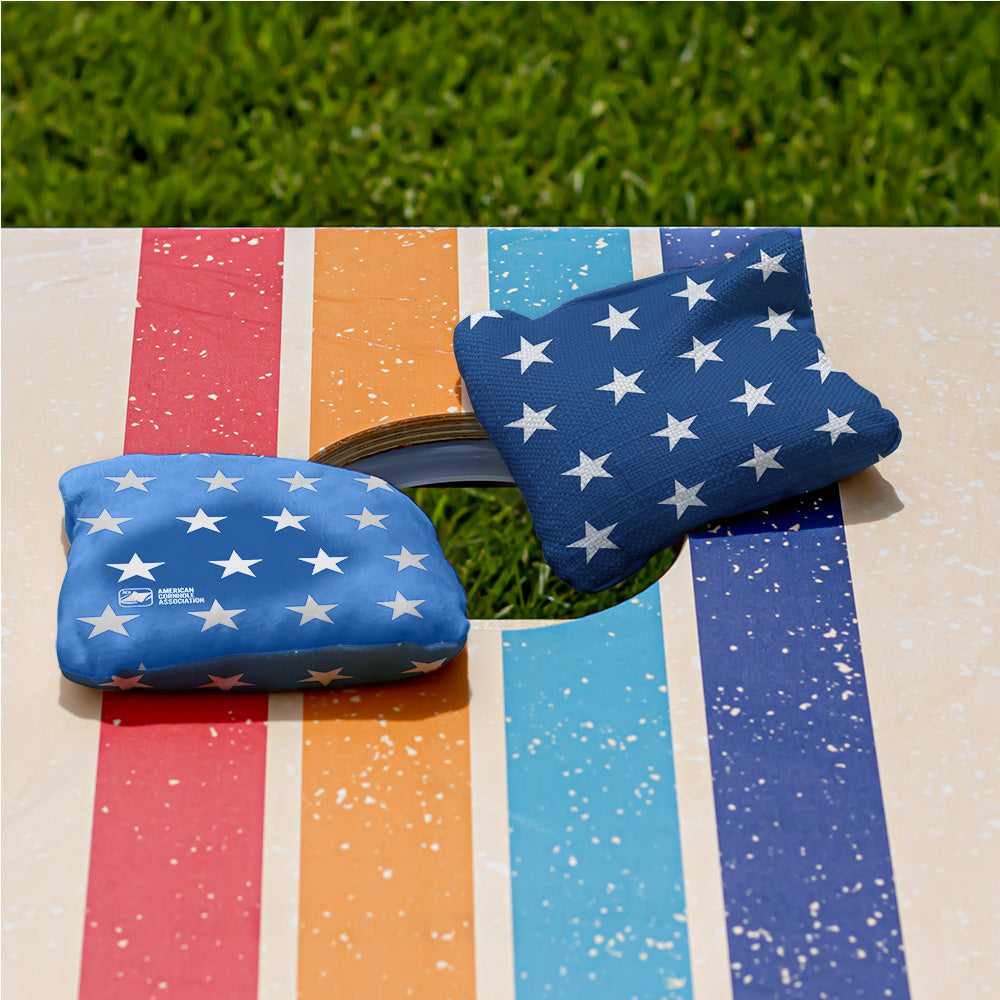 Bold Stars & Stripes Synergy Pro Cornhole Bags