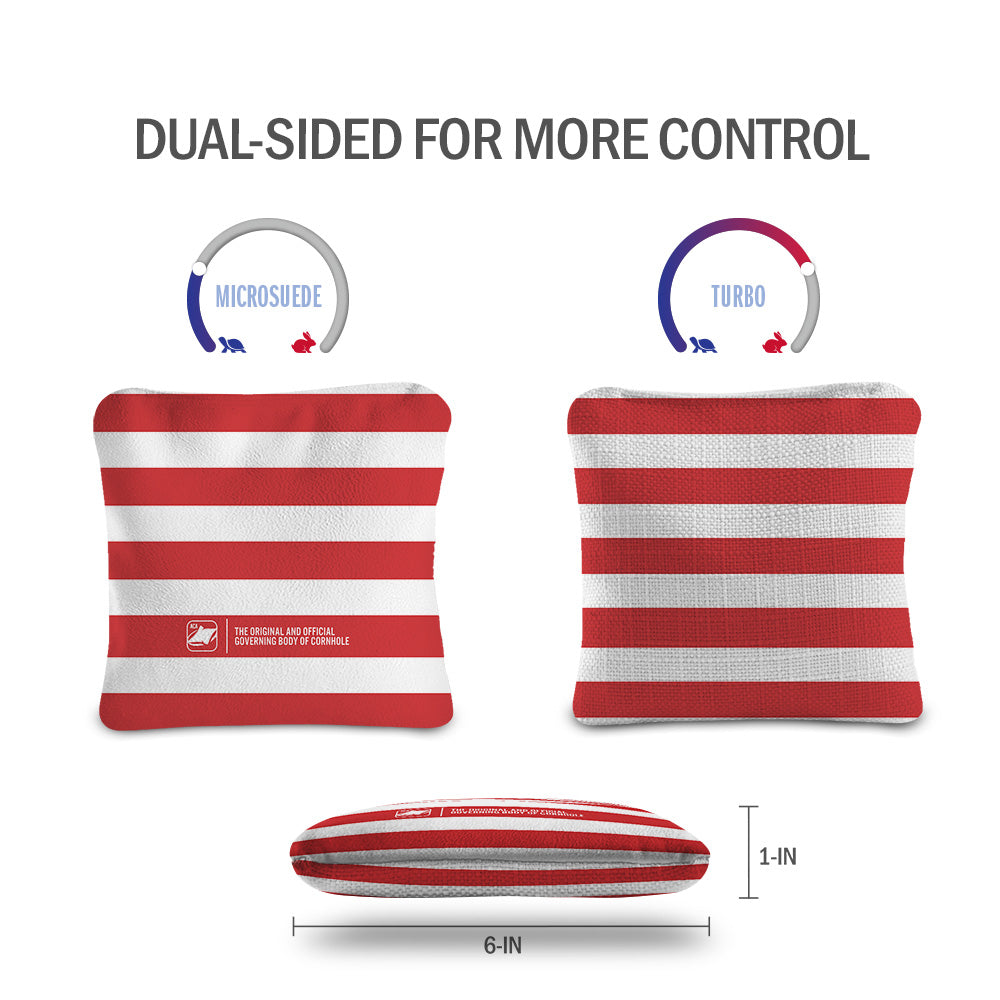 Bold Stars & Stripes Synergy Pro Cornhole Bags