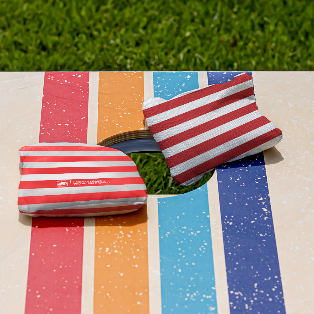 Bold Stars & Stripes Synergy Pro Cornhole Bags