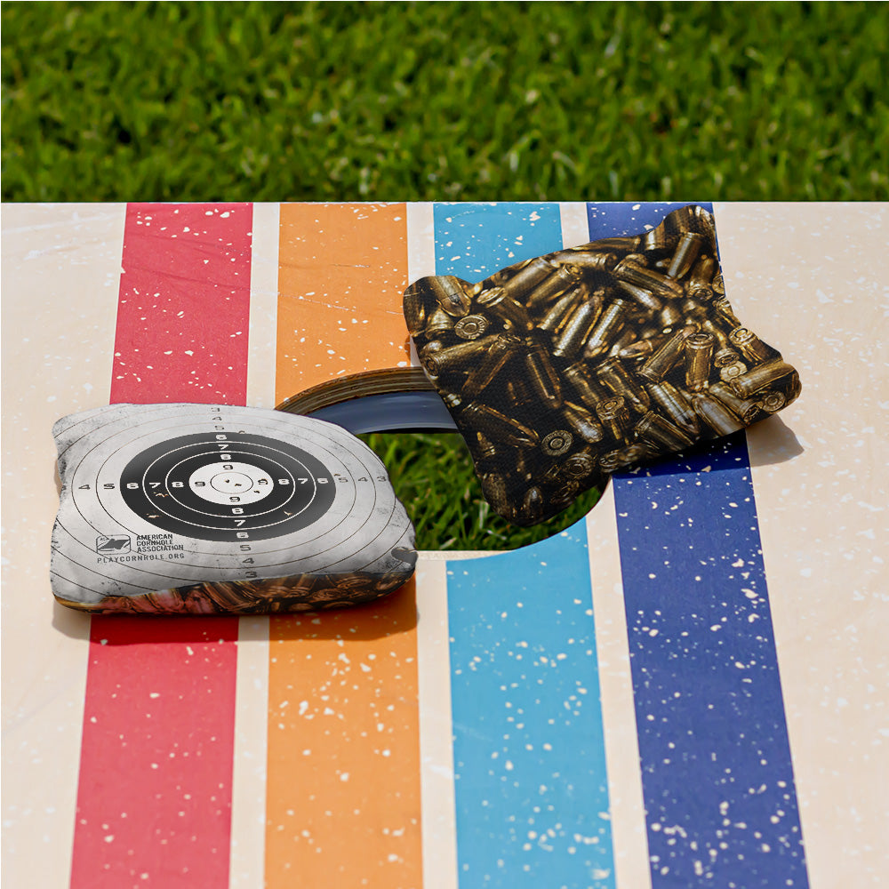 Target with Shells Synergy Pro Cornhole Bags