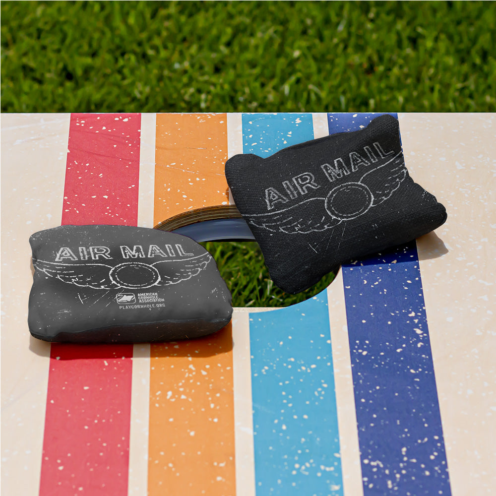 Distressed Airmail Synergy Pro Cornhole Bags