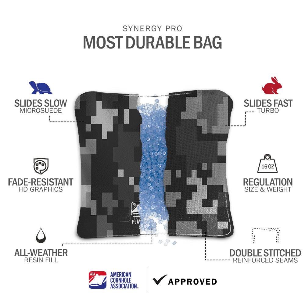 Digital Camo Synergy Pro Cornhole Bags