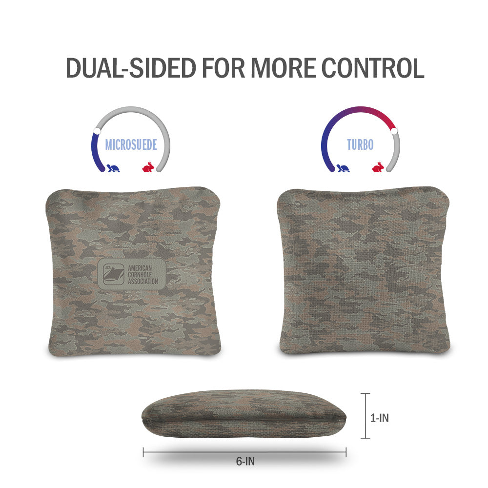 Faded Camouflage Synergy Pro Cornhole Bags